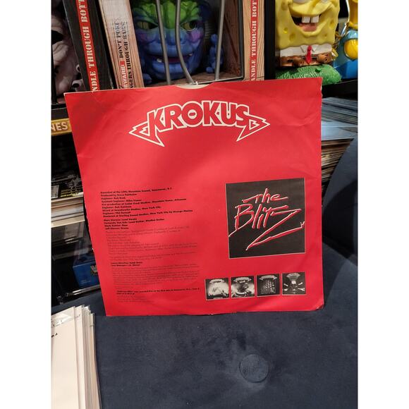 Krokus The Blitz Arista Records 1984 Heavy Metal AL8-8243 Ballroom Blitz Album - Picture 4 of 7